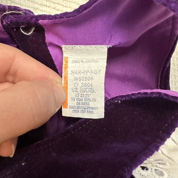 Vintage Tawil Velvet Pinnie - Picture 3 of 4